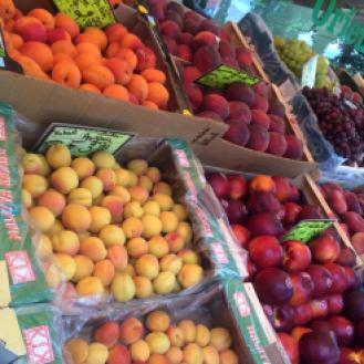 Street-side fruit stands